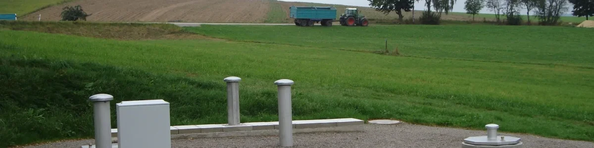 Unterflur aufgestellte pneumatische Abwasserförderanlage - OEKERMANN Unterflur aufgestellte pneumatische Abwasserförderanlage - OEKERMANN