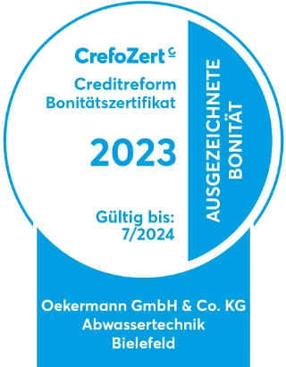 Bonitätszertifikat „CrefoZert“ 2023