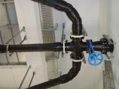 Druckleitungen innerhalb eines Druckluftpumpwerkes - System Oekermann