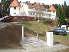 Pneumatische Abwasser-Förderung - Druckluftpumpwerk für Freizeiteinrichtungen