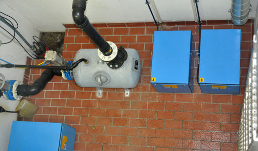 Oekermann Abwassertechnik - 1-Kessel-Doppelanlage - Draufsicht